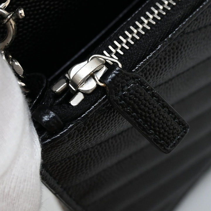 SAINT LAURENT PARIS Shoulder Bag 2WAY Chain Wallet Cassandra Envelope Chain Wallet