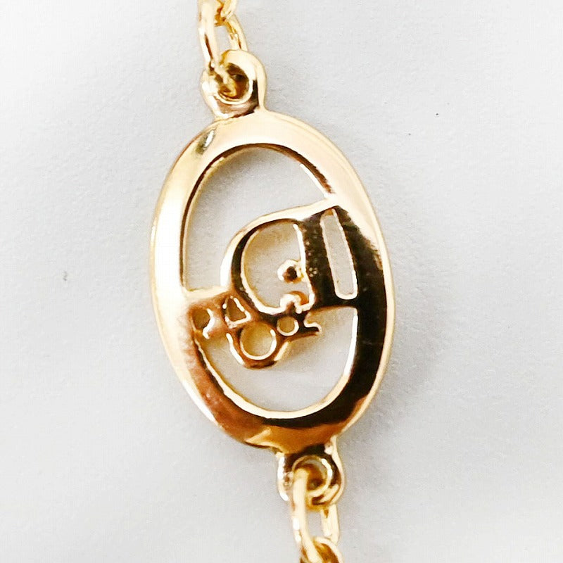 Christian Dior ブレスレット オーバル チェーン ロゴ ヴィンテージ 90s