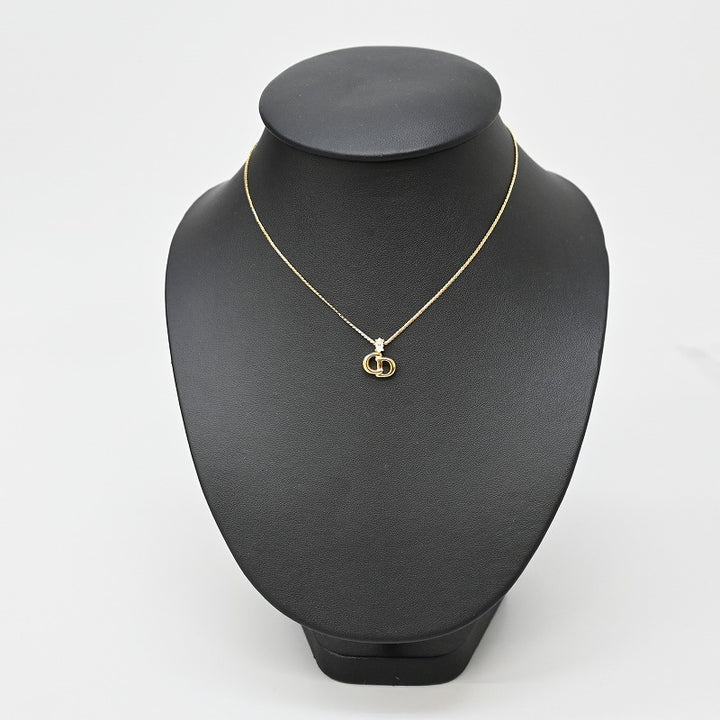 Christian Dior Necklace CD Logo Stone