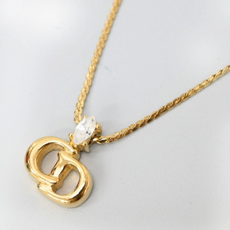 Christian Dior Necklace CD Logo Stone