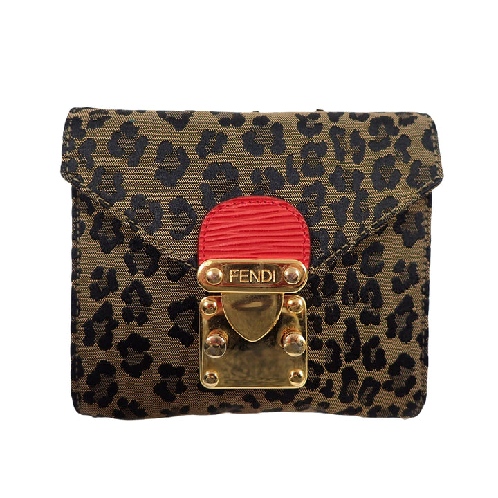 *FENDI Leopard Shoulder Bag