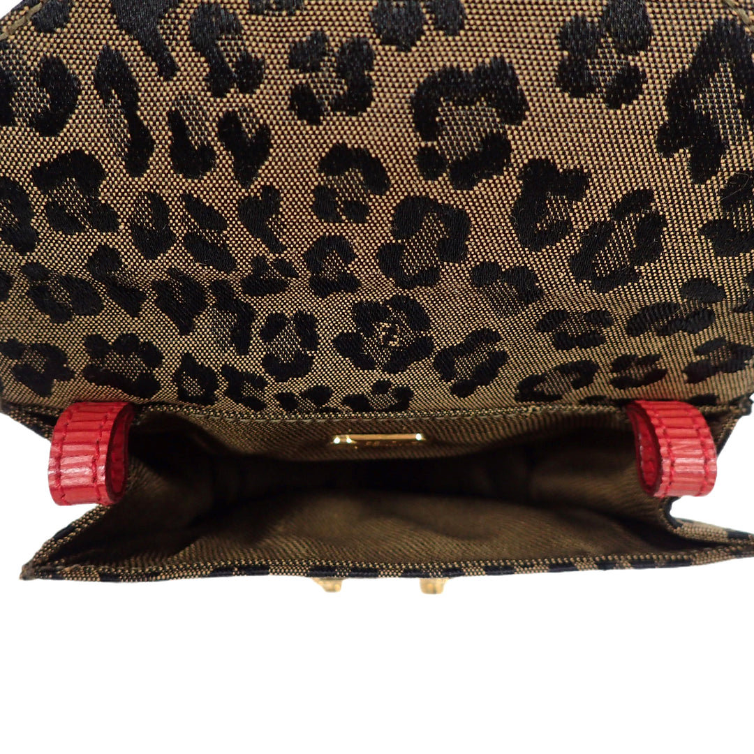 *FENDI Leopard Shoulder Bag