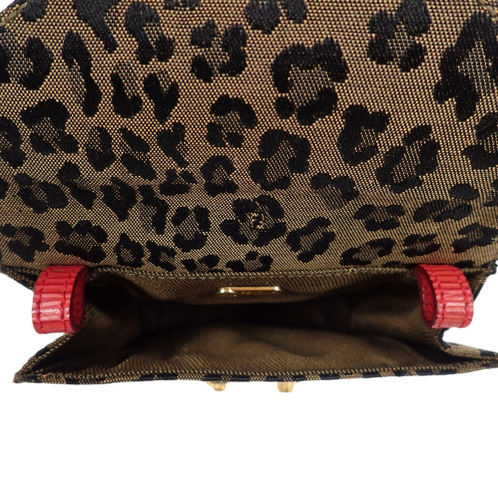 *FENDI Leopard Shoulder Bag