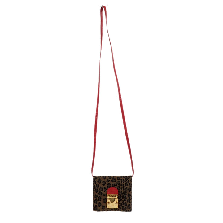 *FENDI Leopard Shoulder Bag