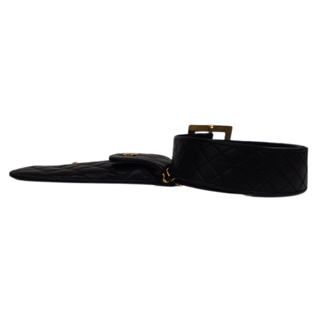 *CHANEL matelasse chain belt