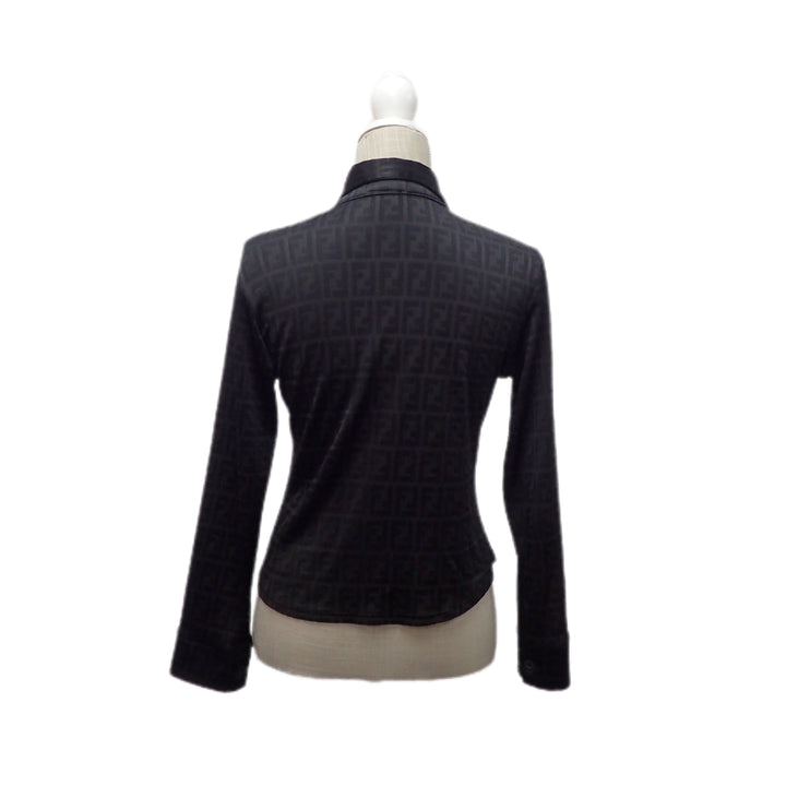 *FENDI Zucca Monogram Polo Shirt