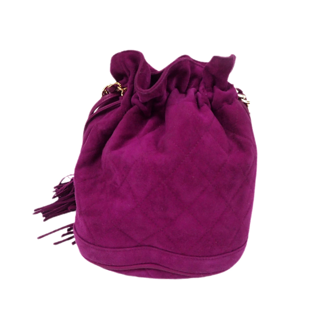 *CHANEL Matelasse Tassel Chain Shoulder Bag