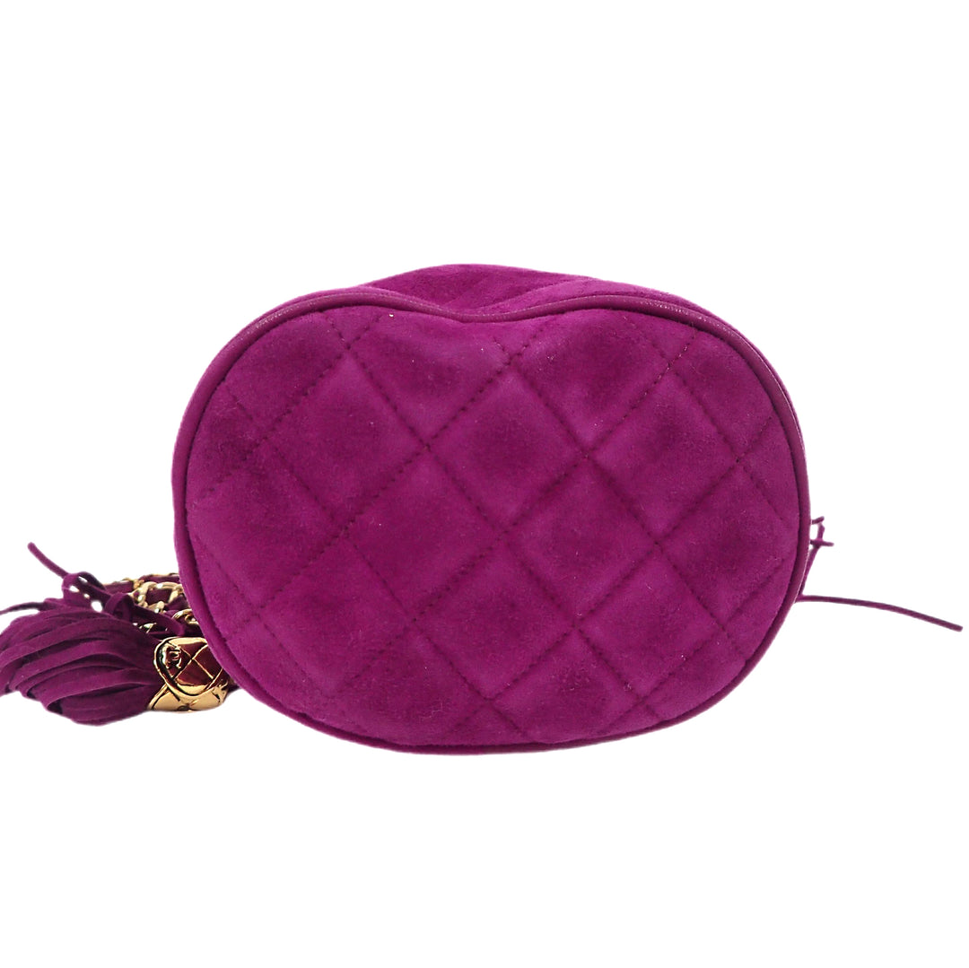 *CHANEL Matelasse Tassel Chain Shoulder Bag