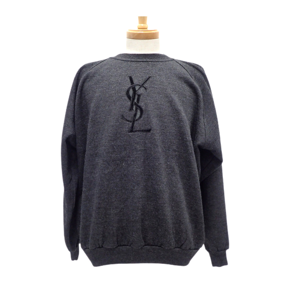 Yves Saint Laurent  입생로랑 YSL 로고 기모 맨투맨
