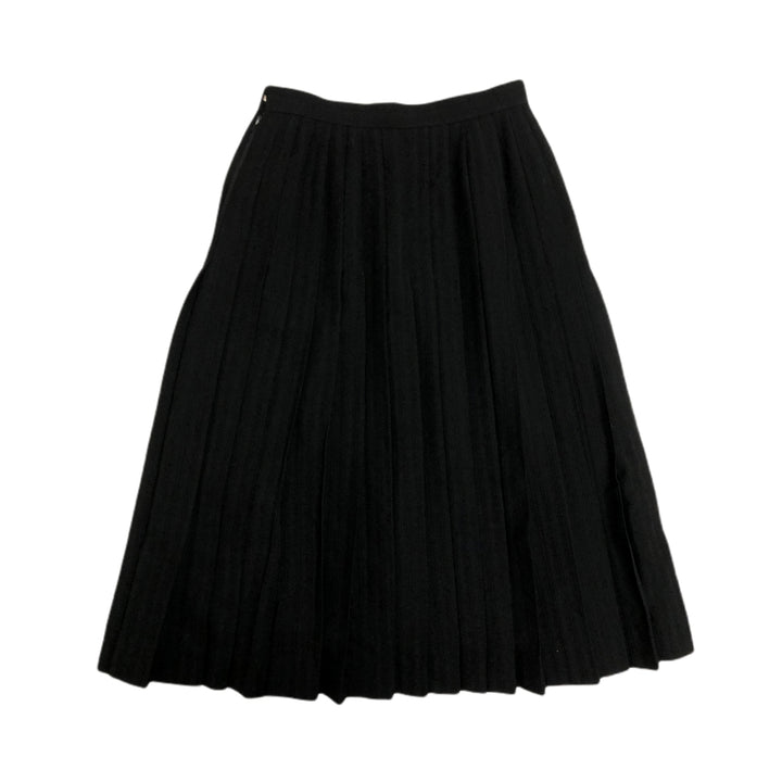 * Christian Dior Pleated Stripe Skirt
