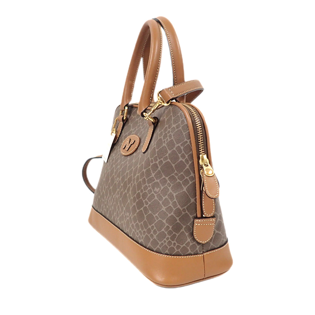 NINARICCI Ninarich Giraffe Pattern 2WAY Shoulder Bag Handbag P28350V