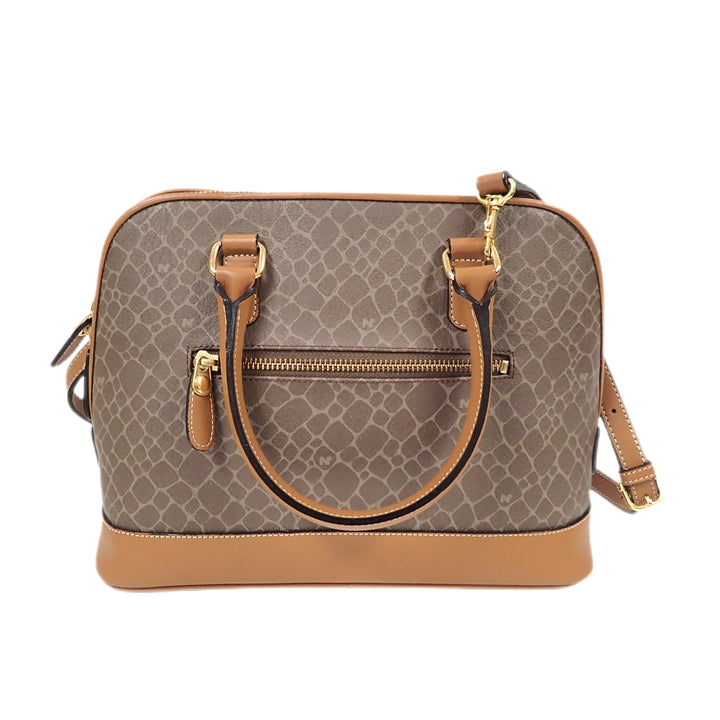 NINARICCI Ninarich Giraffe Pattern 2WAY Shoulder Bag Handbag P28350V
