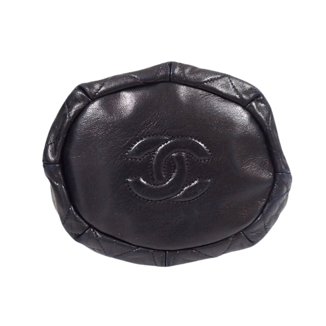 *CHANEL matelasse Drawstring Chain Shoulder Bag