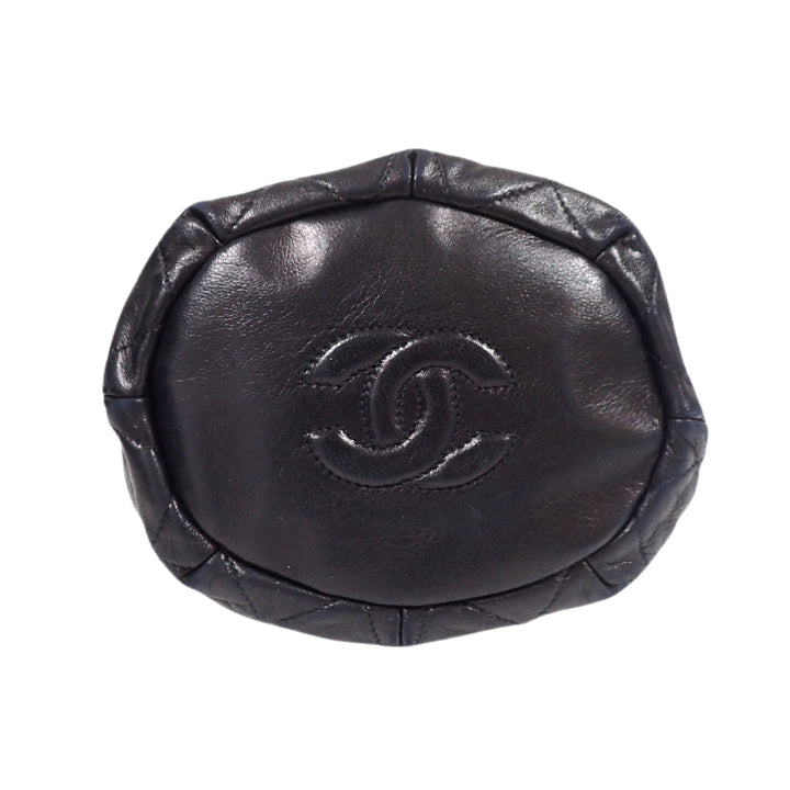 *CHANEL matelasse Drawstring Chain Shoulder Bag