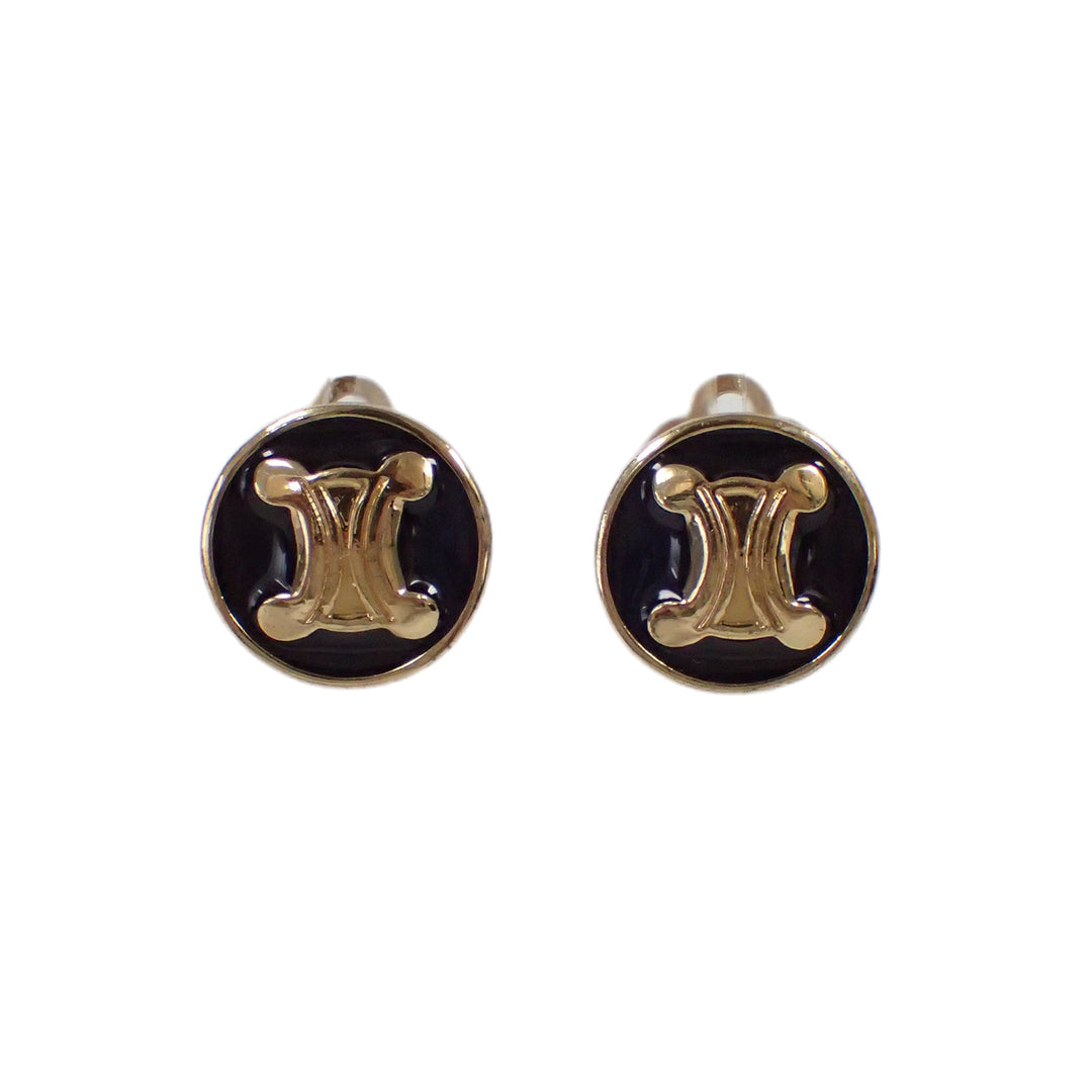 *Celine Celine Macadam Brazon TRIOMPHE Earring