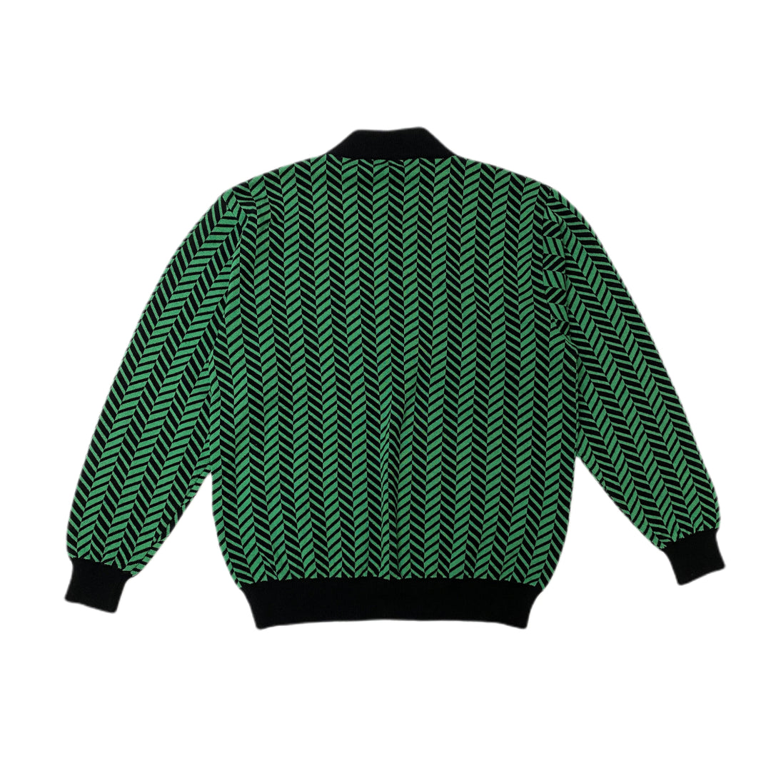*VERSACE CLASSIC ヴェルサーチクラシック セーター ヘリンボーン柄 P31315V