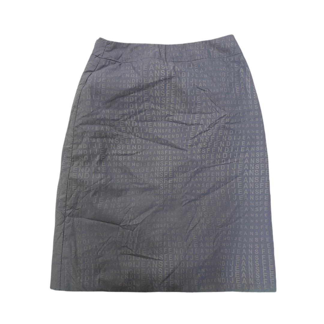 FENDI Jeans Fendi Jeans Skirt Vintage Total Pattern Logo P33300V