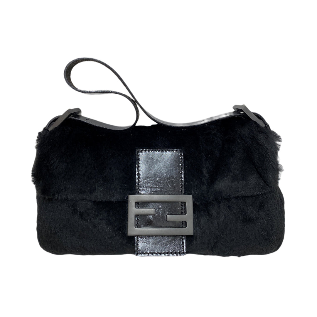 *FENDI フェンディ マンマバケット ハンドバッグ 毛皮 ファー
