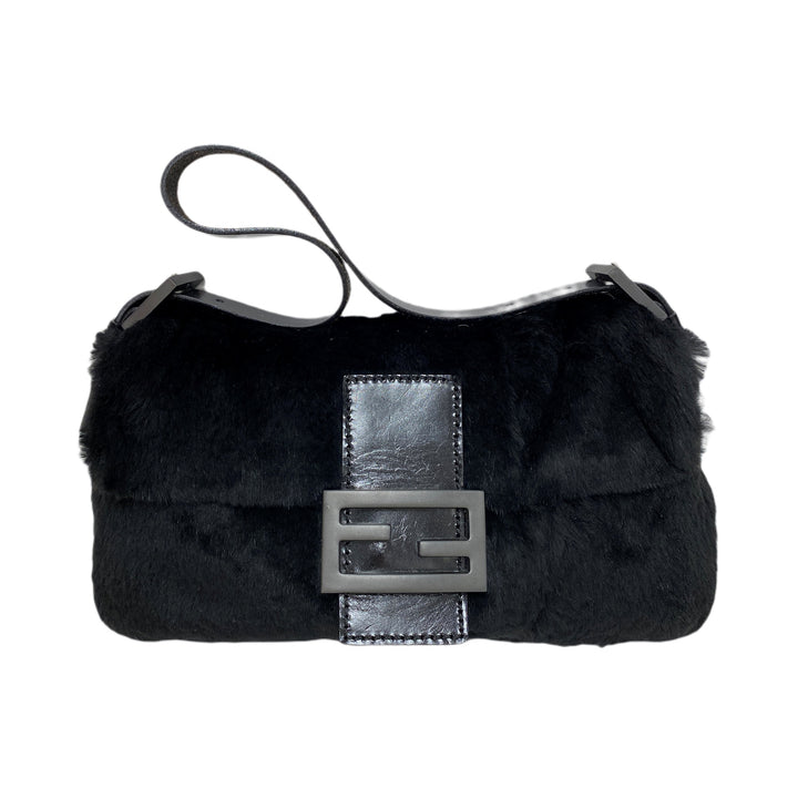*FENDI フェンディ マンマバケット ハンドバッグ 毛皮 ファー