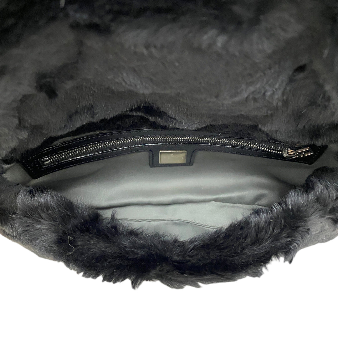 *FENDI フェンディ マンマバケット ハンドバッグ 毛皮 ファー