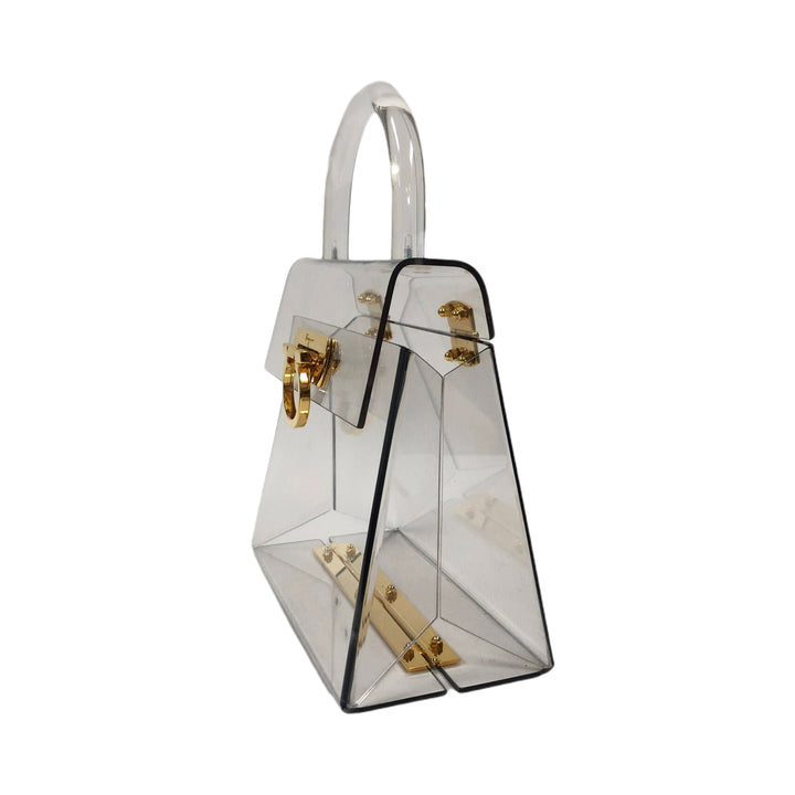 *Salvatore Ferragamo Salvatore Ferragamo手提包Ganchini透明袋