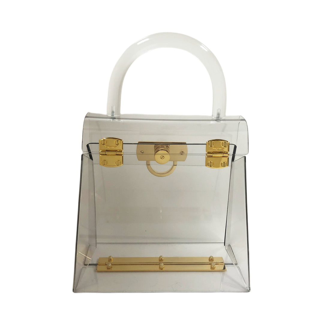 *Salvatore Ferragamo Salvatore Ferragamo手提包Ganchini透明袋