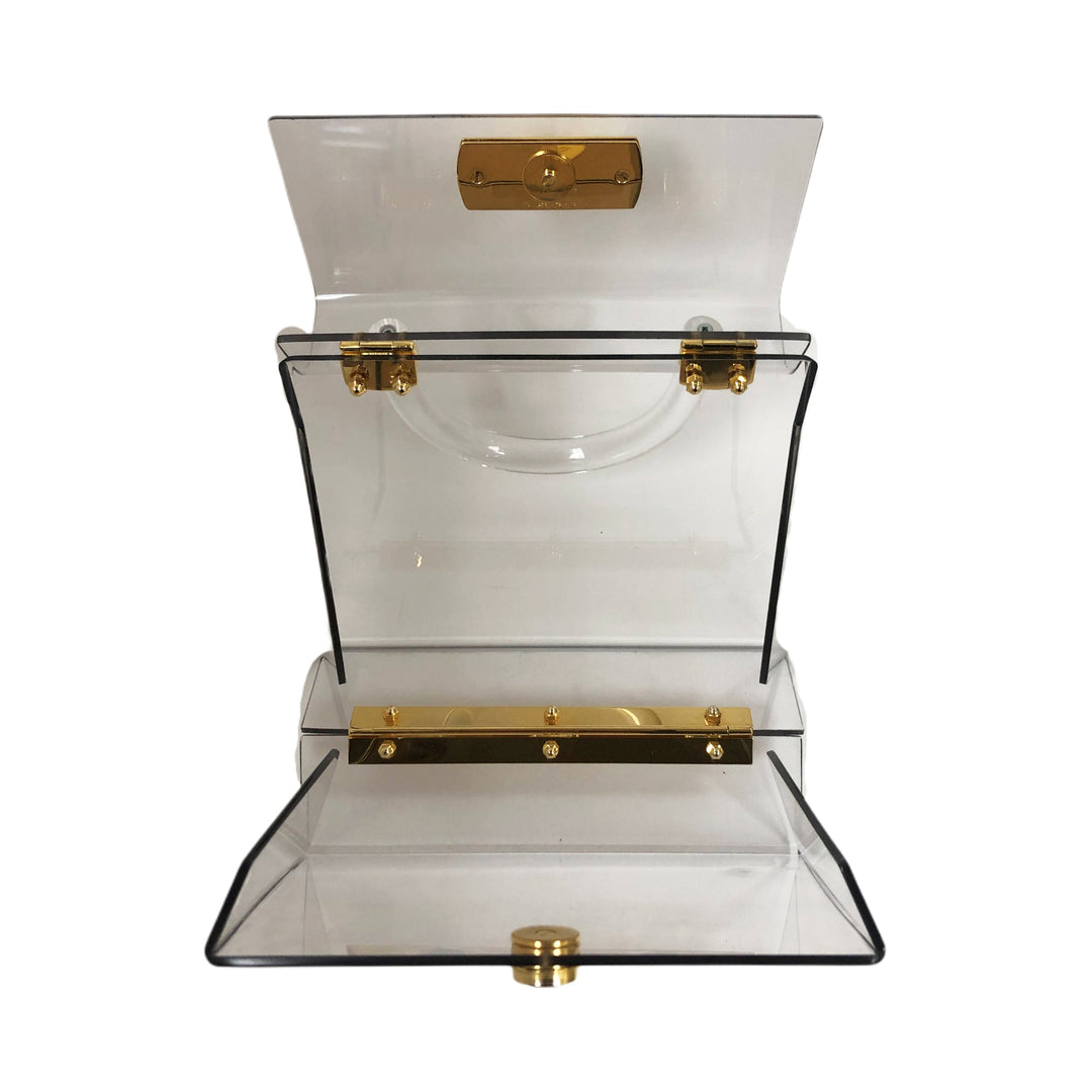 *Salvatore Ferragamo Salvatore Ferragamo手提包Ganchini透明袋