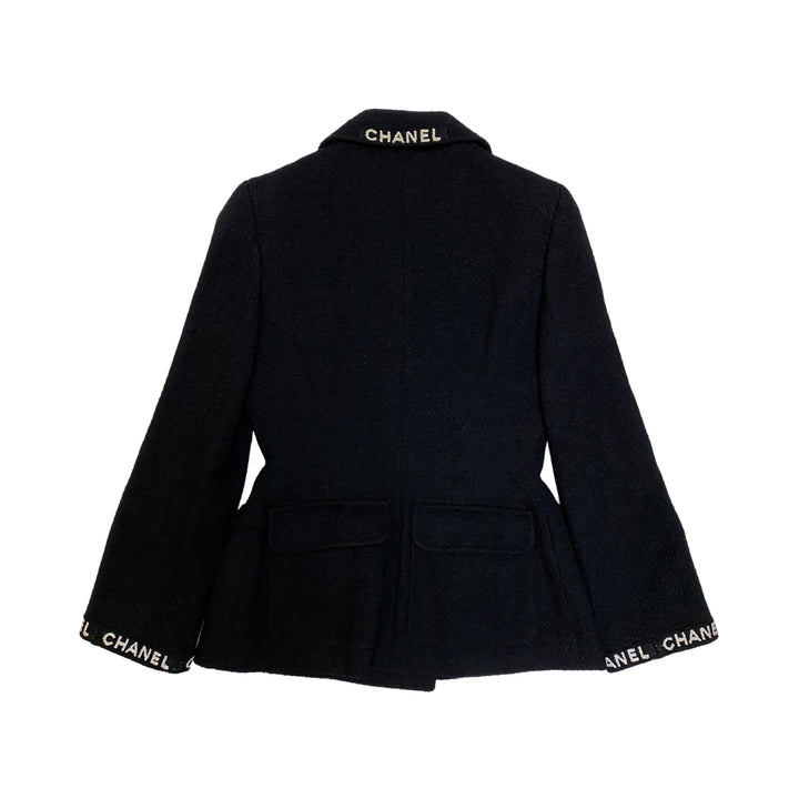 *CHANEL Chanel Jacket P05748v04386 Logo Coco button