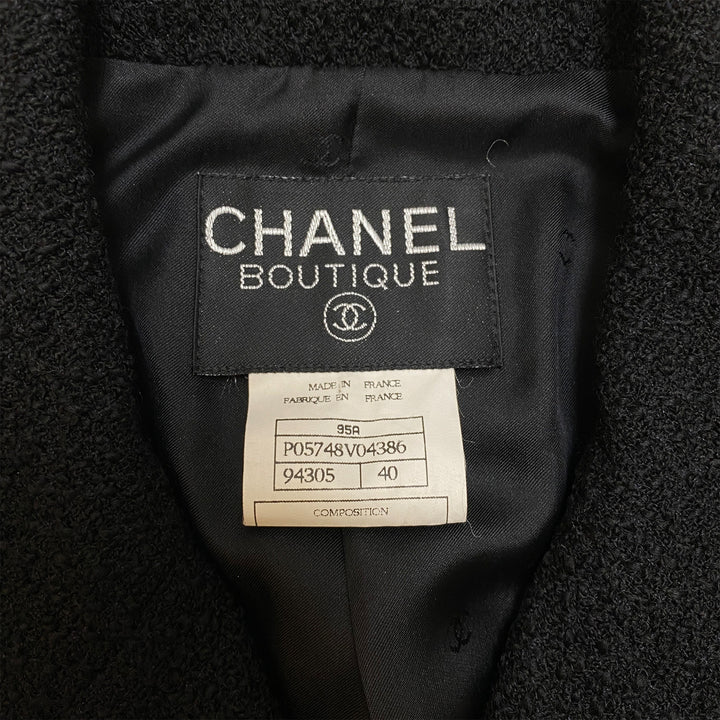 *CHANEL Chanel Jacket P05748v04386 Logo Coco button
