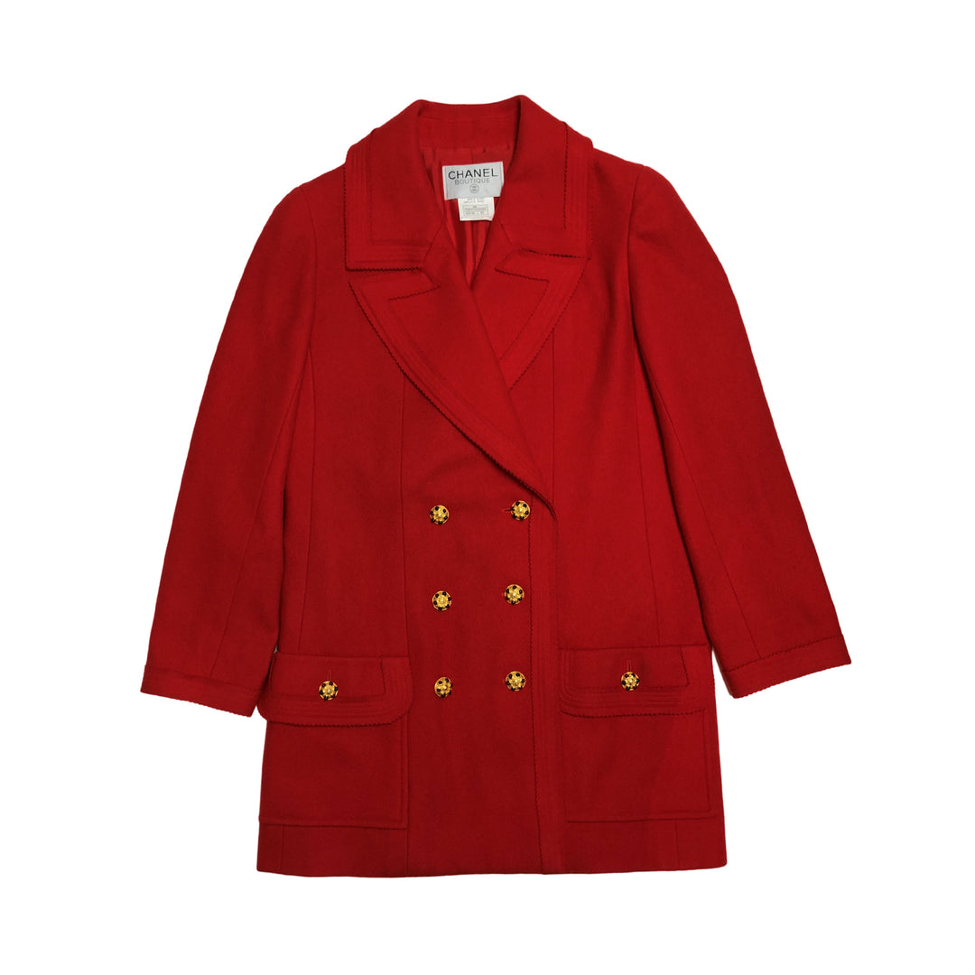 *CHANEL P08474 Coco button Gripoix Jacket