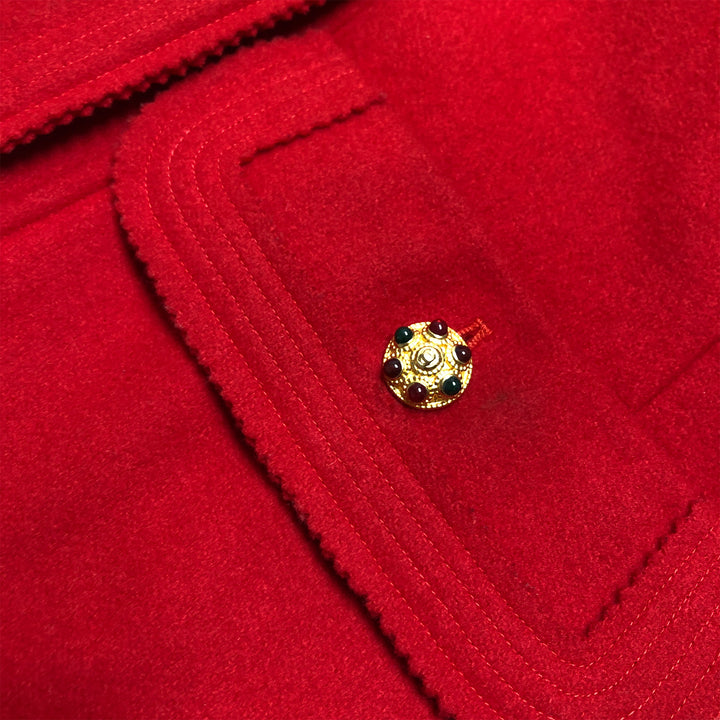 *CHANEL P08474 Coco button Gripoix Jacket