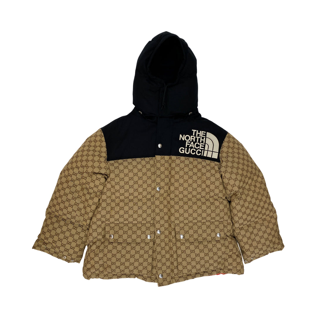 *GUCCI グッチ ダウンジャケット 670909 Z8APZ 2184 ×NORTHFACE GG柄 M