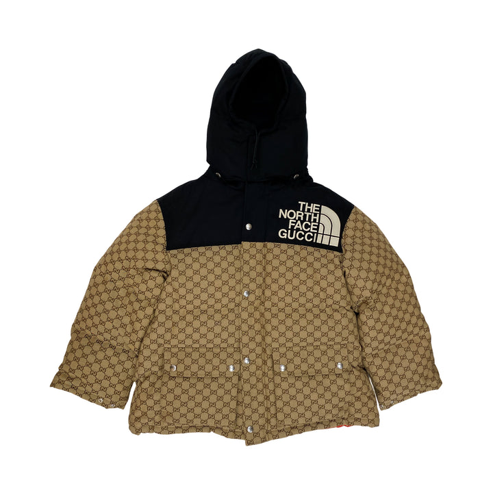 *GUCCI グッチ ダウンジャケット 670909 Z8APZ 2184 ×NORTHFACE GG柄 M