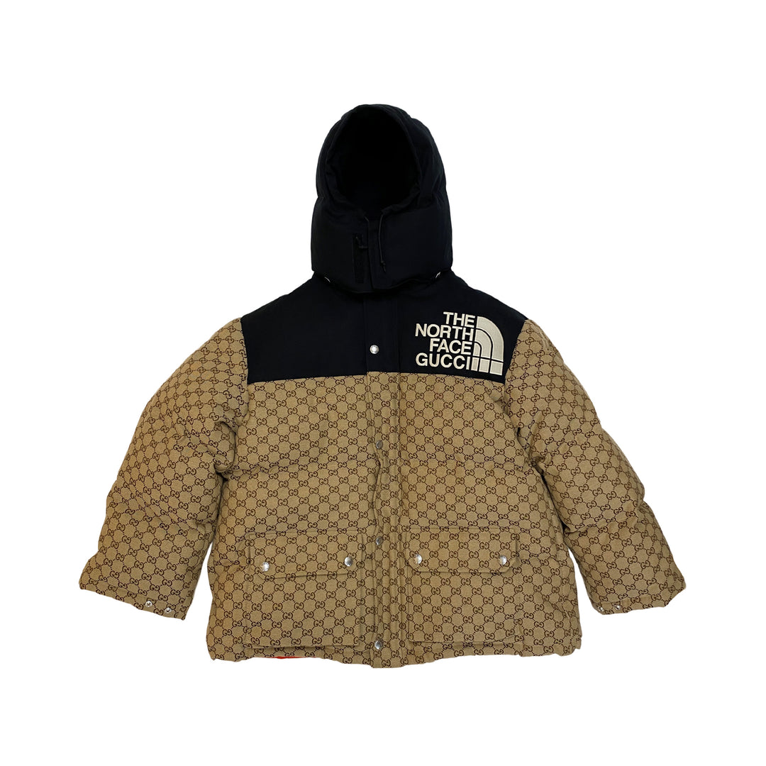 *구찌 구찌 다운 재킷 670909 Z8APZ 2184 × Northface Gg Pattern L