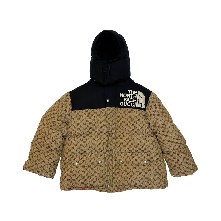 *구찌 구찌 다운 재킷 670909 Z8APZ 2184 × Northface Gg Pattern L