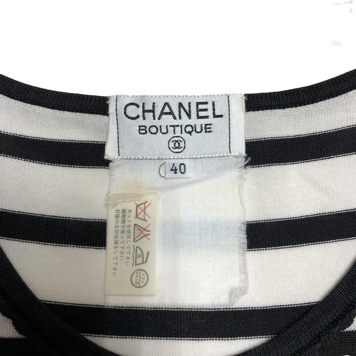 *CHANEL シャネル ボーダー ココマーク COCO カットソー