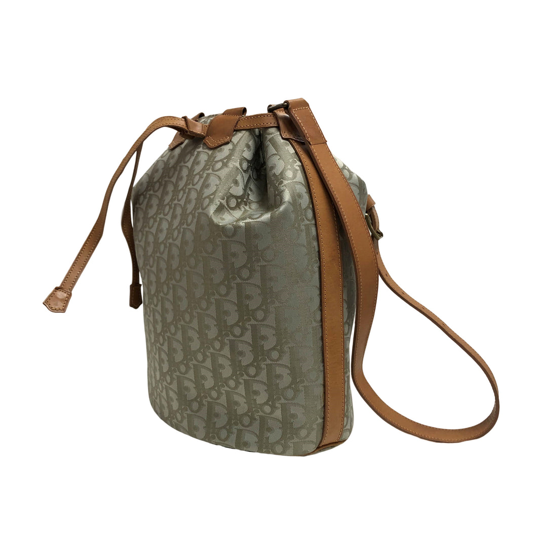 *ChristianDior Trotta -Pattern Logogram Oblique Shoulder Bag