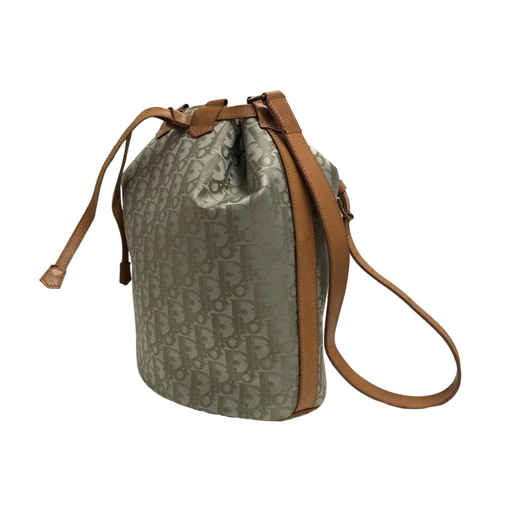 *ChristianDior Trotta -Pattern Logogram Oblique Shoulder Bag