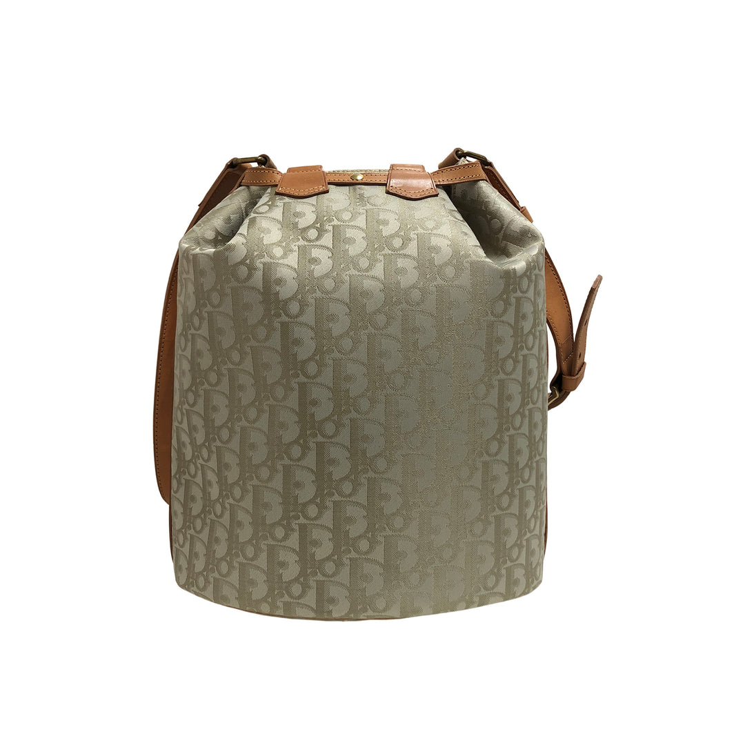 *ChristianDior Trotta -Pattern Logogram Oblique Shoulder Bag