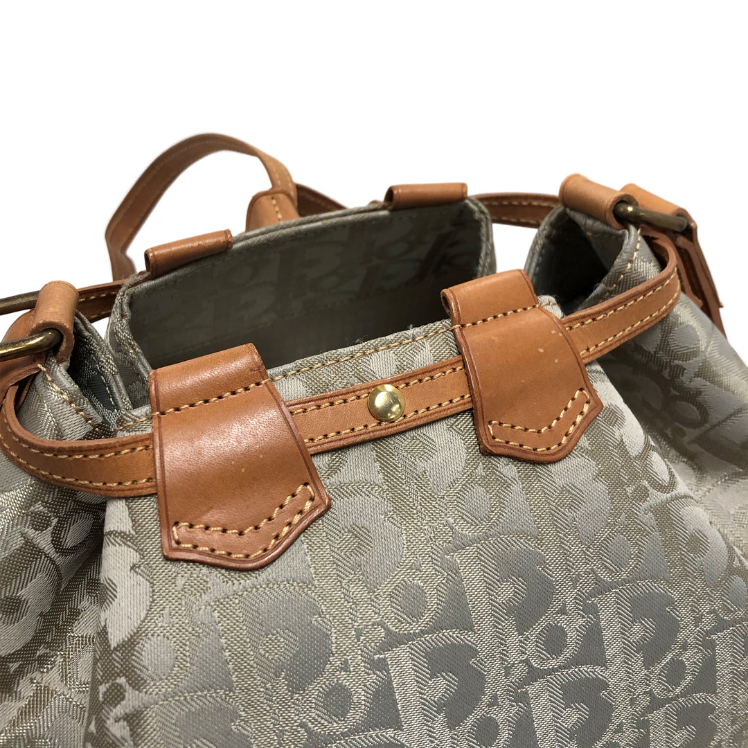 *ChristianDior Trotta -Pattern Logogram Oblique Shoulder Bag
