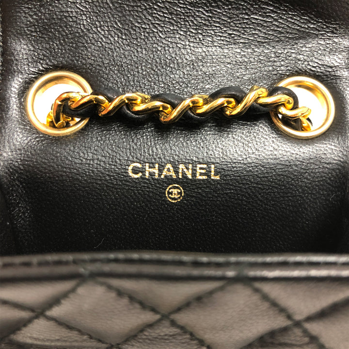 *CHANEL Mini Mini Matelasse Chain Belt Pouch Chain Shoulder Bag