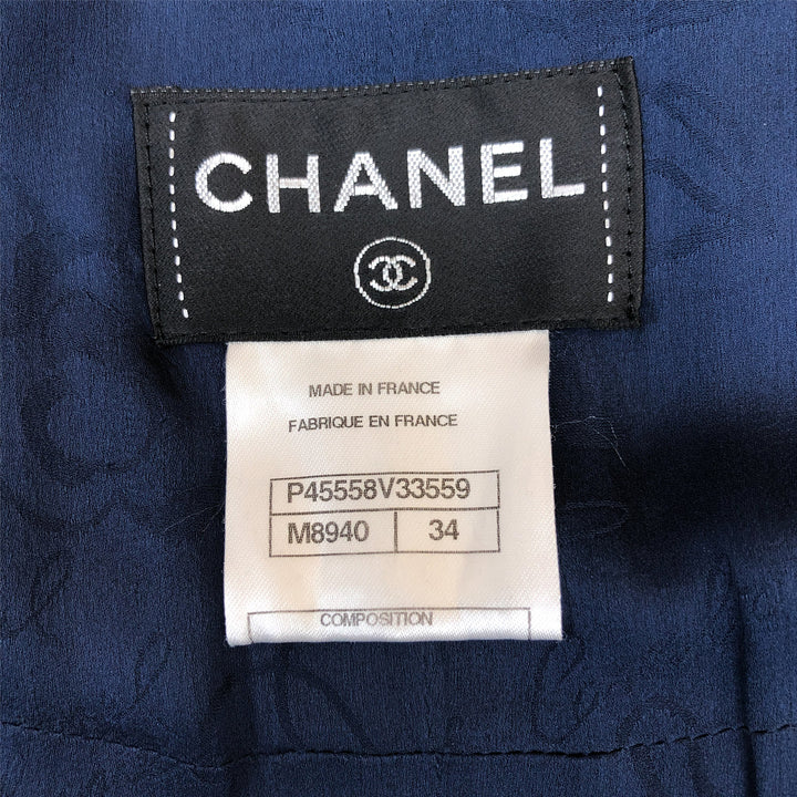 *CHANEL Chanel P45558 Tweed Sleeveless Camisole Dress One Piece P38356V