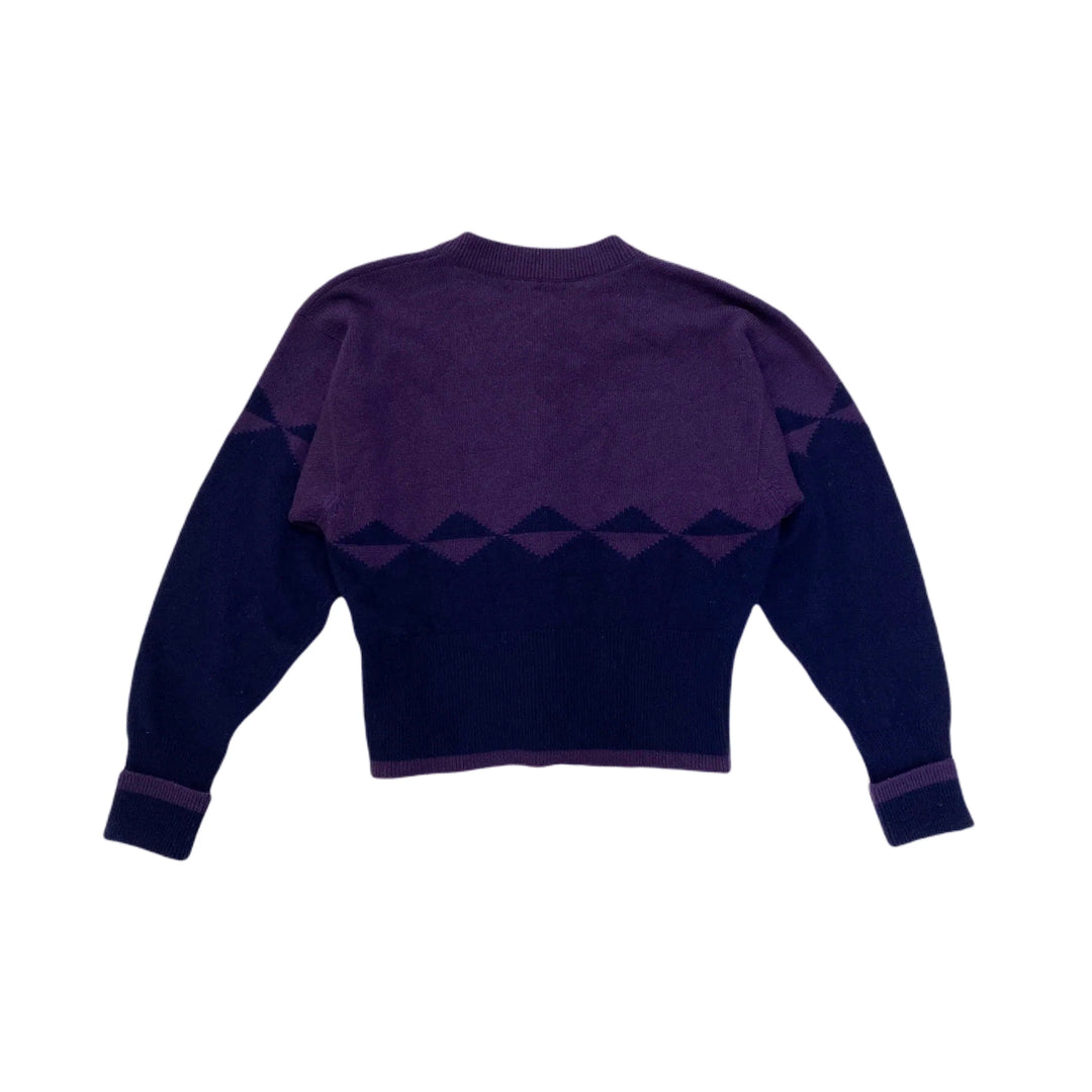 * Chanel Cardigan Knit Coco Mark Cashmere 100%