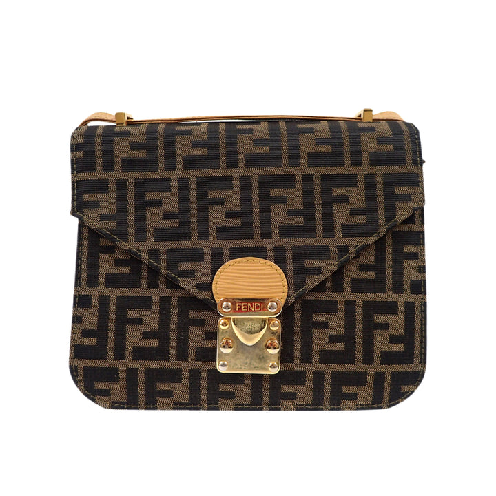 *FENDI Zucca Monogram shoulder bag