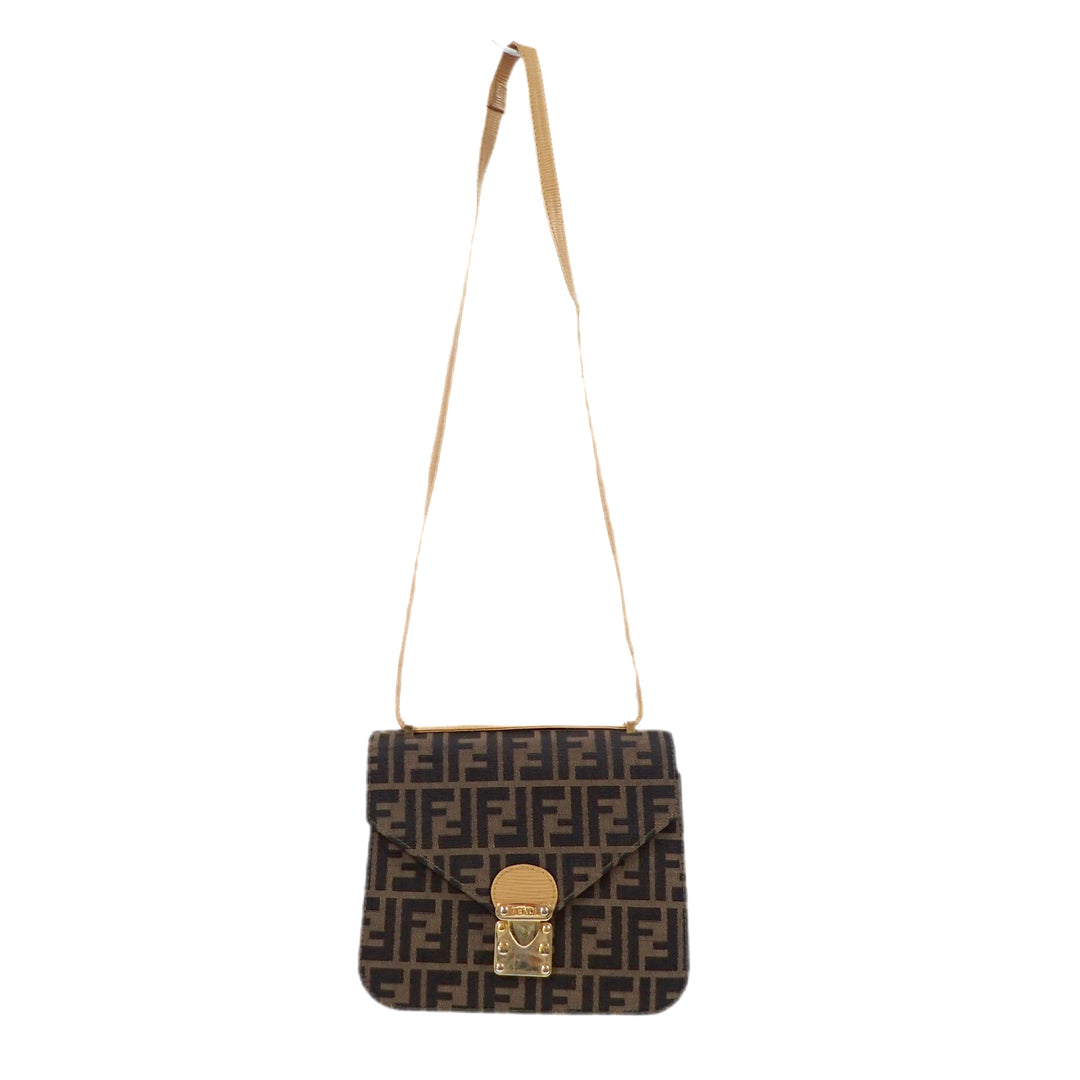 *FENDI Zucca Monogram shoulder bag