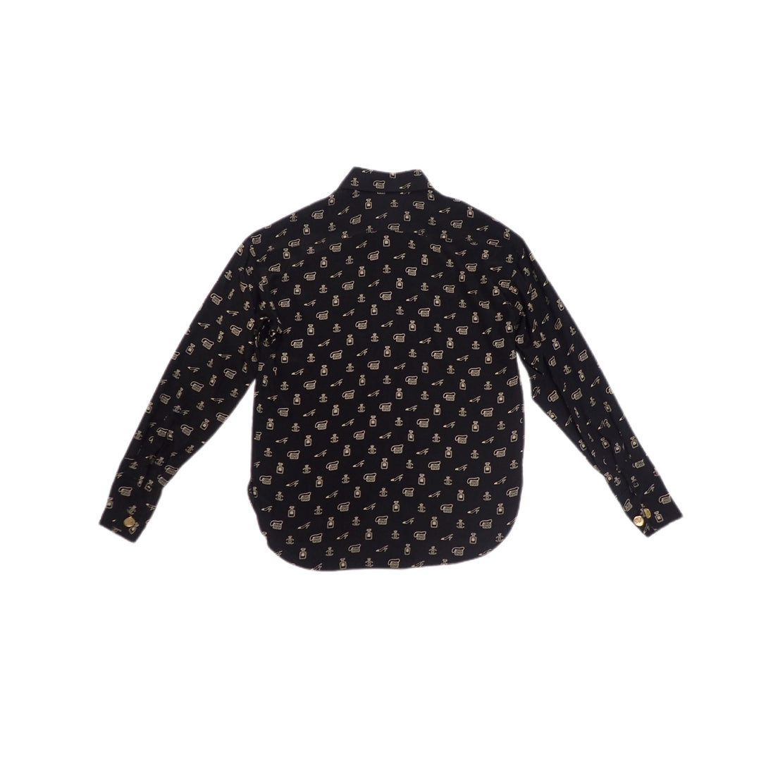 *CHANEL Chanel Shirt Blouse Icon Pattern P7623V