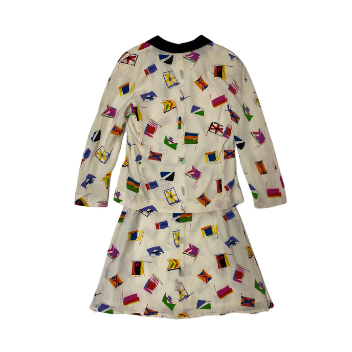 *FENDI フェンディ セットアップ ジャケット スカート 旗 フラッグ P9998V