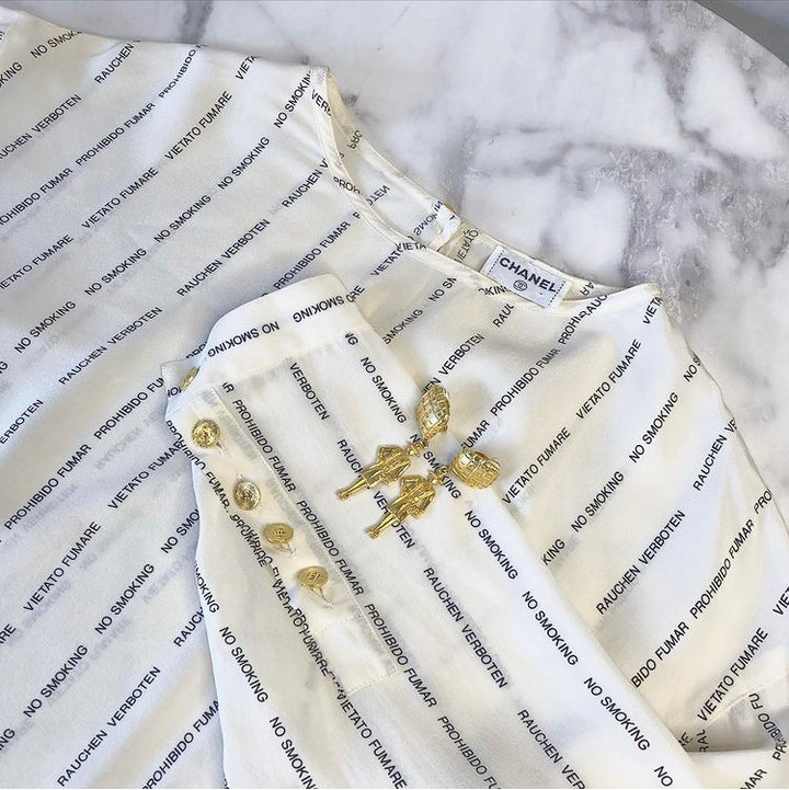 *CHANEL Chanel Shirt Blouse P9539V