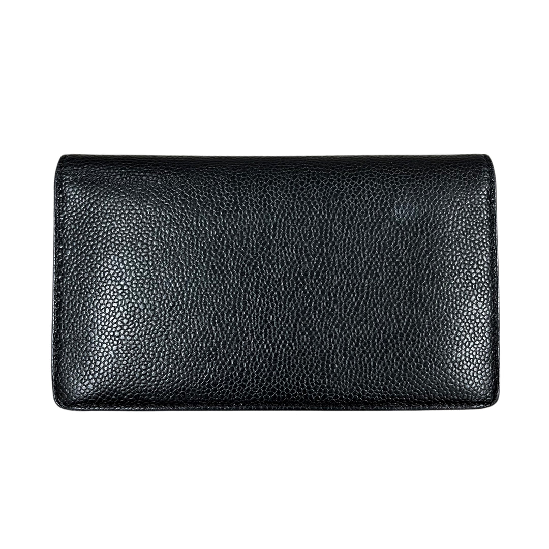 *CHANEL Chanel 2 -fold wallet Coco mark