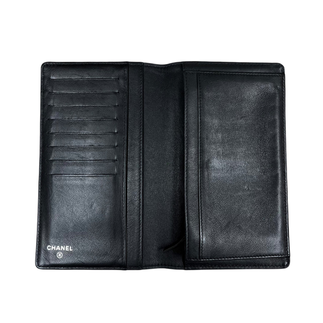 *CHANEL Chanel 2 -fold wallet Coco mark